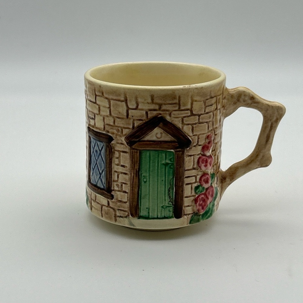 Sylvac Ceramics England Mug Castle Wall Color Door And Window